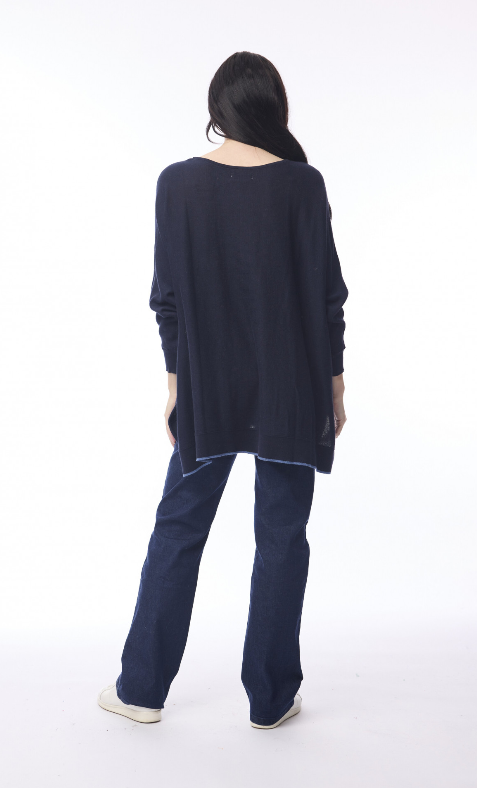 Knit Top Navy sweater