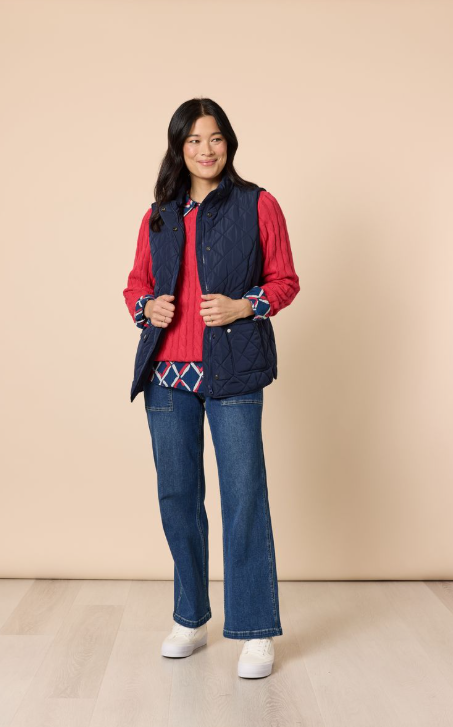 GS Hampton navy Vest