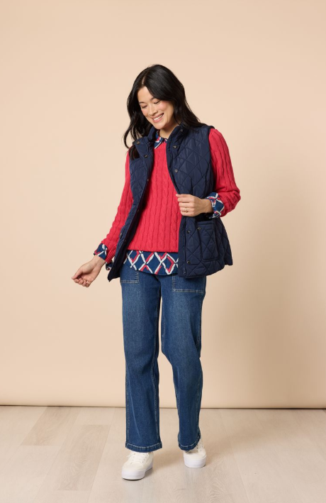 GS Hampton navy Vest
