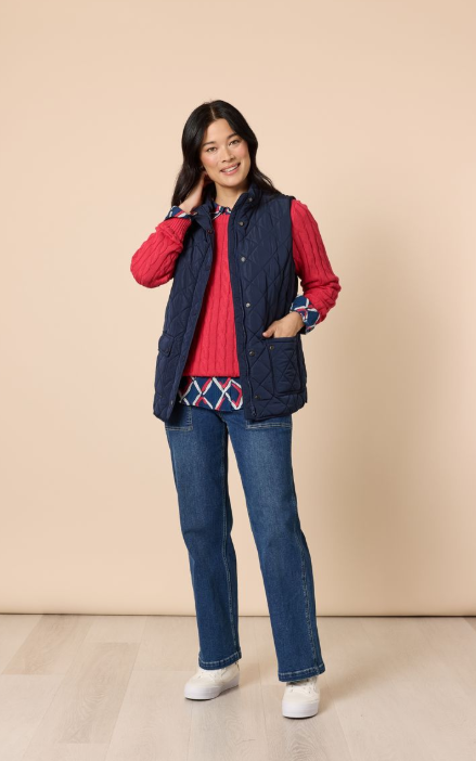 GS Hampton navy Vest