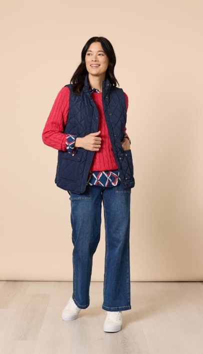 GS Hampton navy Vest