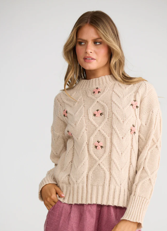 Talisman Betty Floral Knit