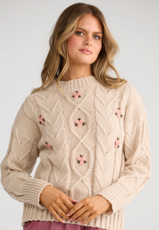 Talisman Betty Floral Knit