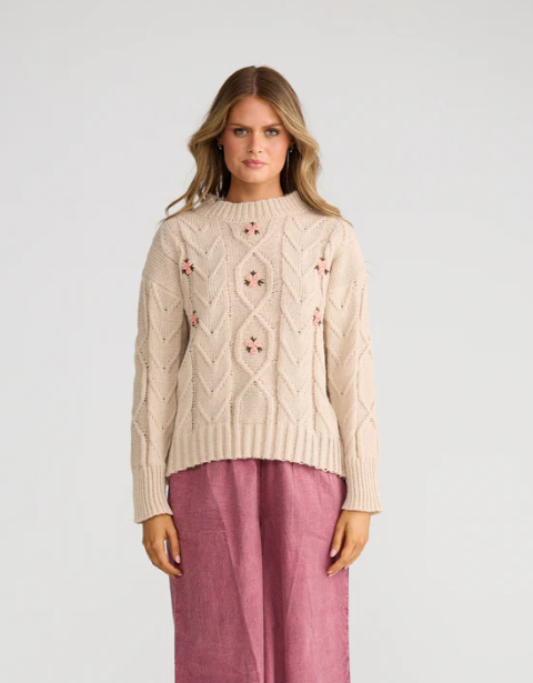 Talisman Betty Floral Knit