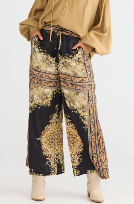 Freedom Pants Black paisley