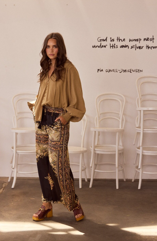 Freedom Pants Black paisley