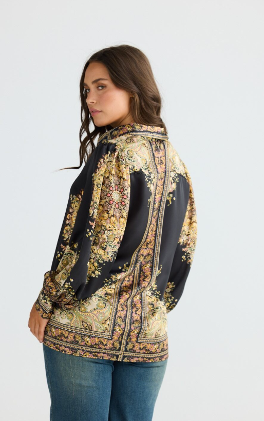 Black Paisley Rune shirt