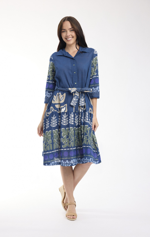 Liberte Blue Tie dress