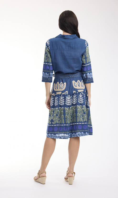 Liberte Blue Tie dress
