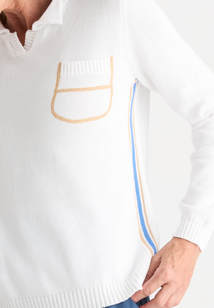 ZP White Sports Top