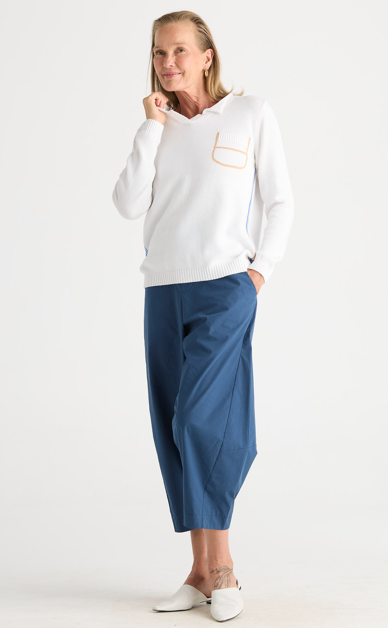 ZP White Sports Top