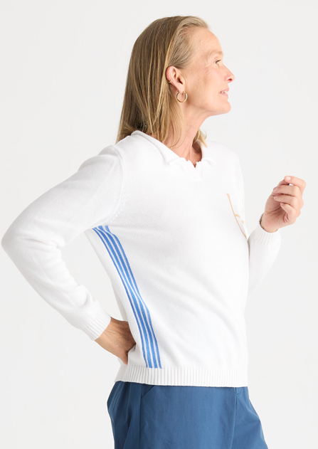 ZP White Sports Top
