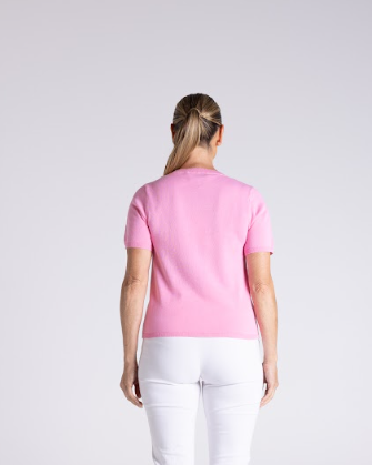 Pink Cotton Knit tee