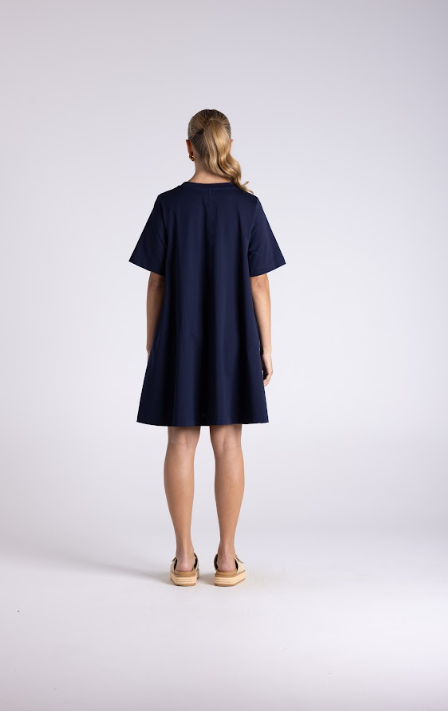 Navy Allie Tshirt dress