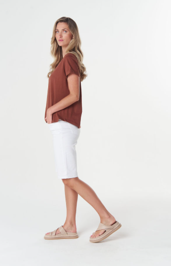 GC Everyday choc cotton tee