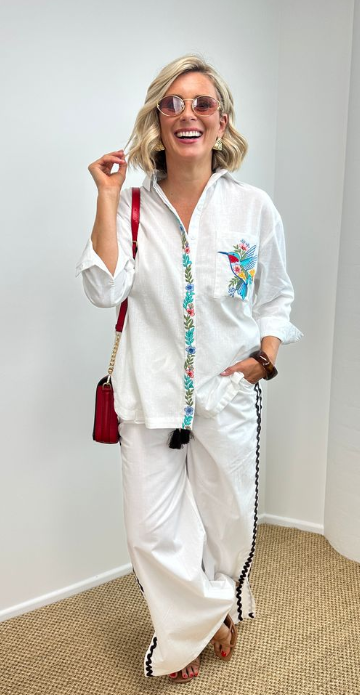 Humming Bird Cotton Shirt