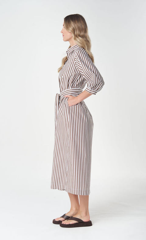 GC Stipe chocolate Poli dress