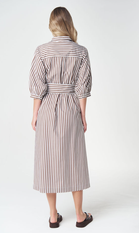 GC Stipe chocolate Poli dress