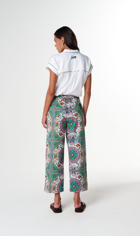 GC Green Floral Pants