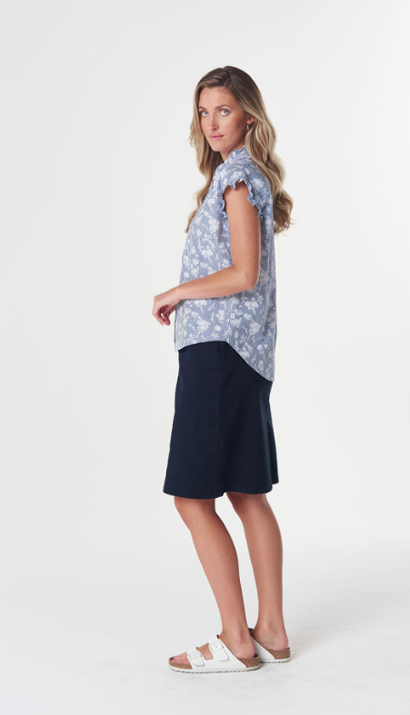 GC Blue Sunray blouse
