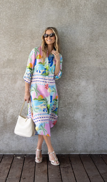 Ibiza Print Dress
