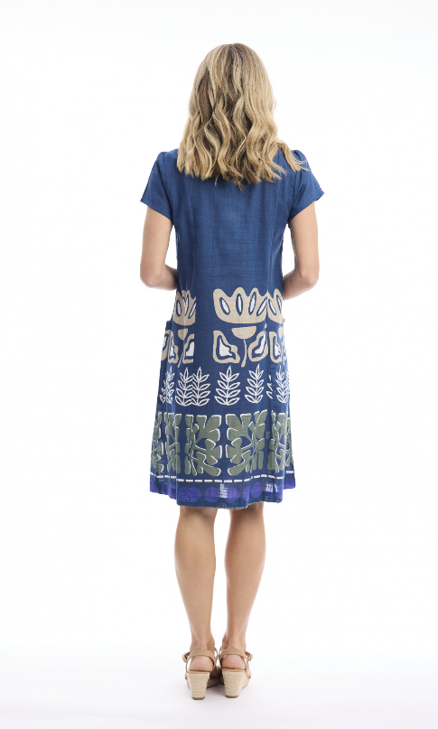 Liberte Blue Bib dress