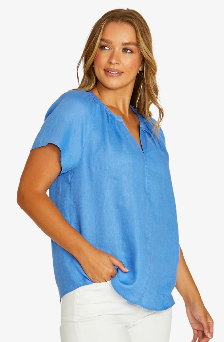 Capri Blue Blouse
