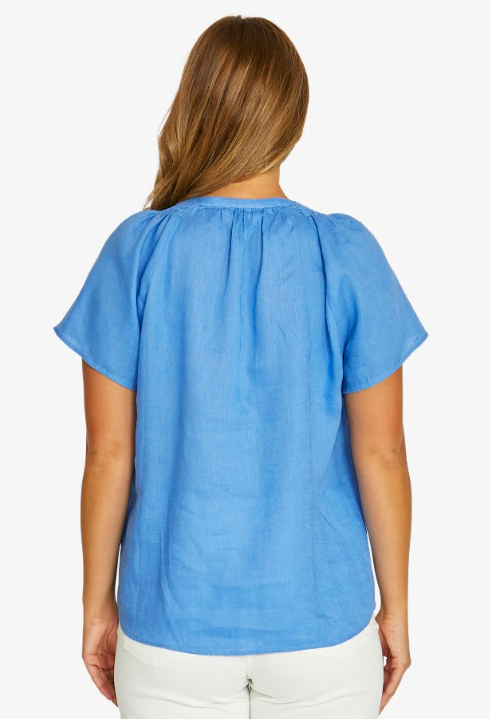 Capri Blue Blouse