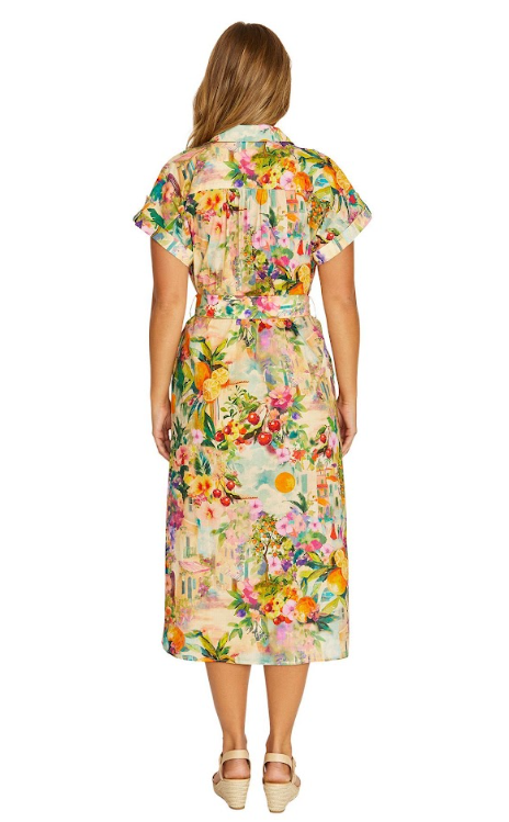 Amalfi Coast Belted dress