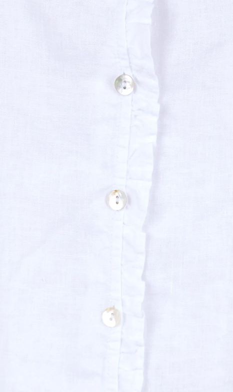 Audrey linen White top