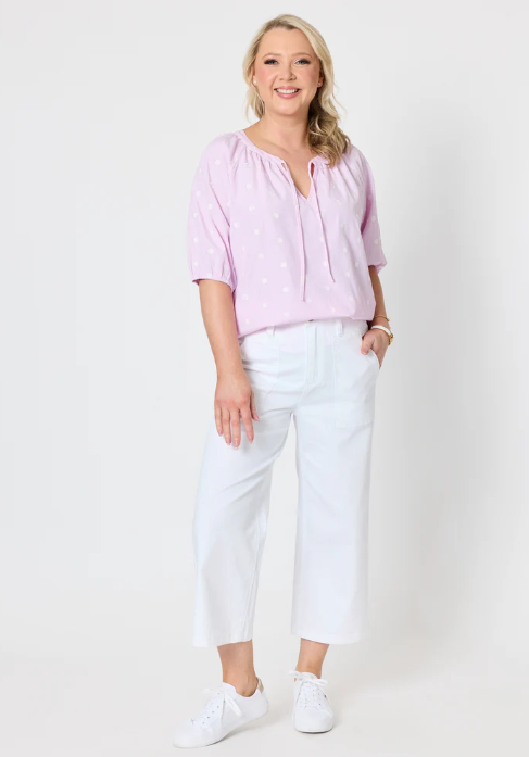 Monaco Spot pink Top