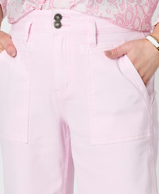 Hudson pink Crop Jeans 3/4