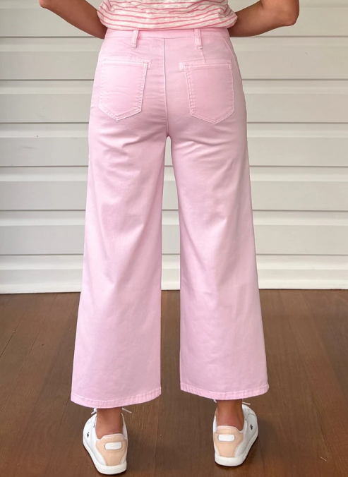 Hudson pink Crop Jeans 3/4