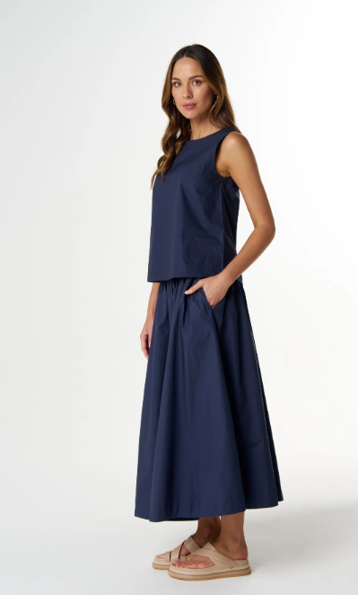 Navy Shell top