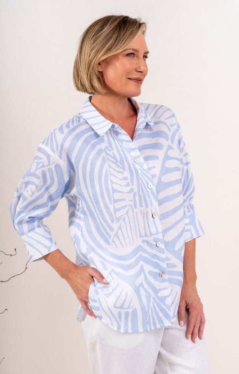 Linen Palm Breeze shirt