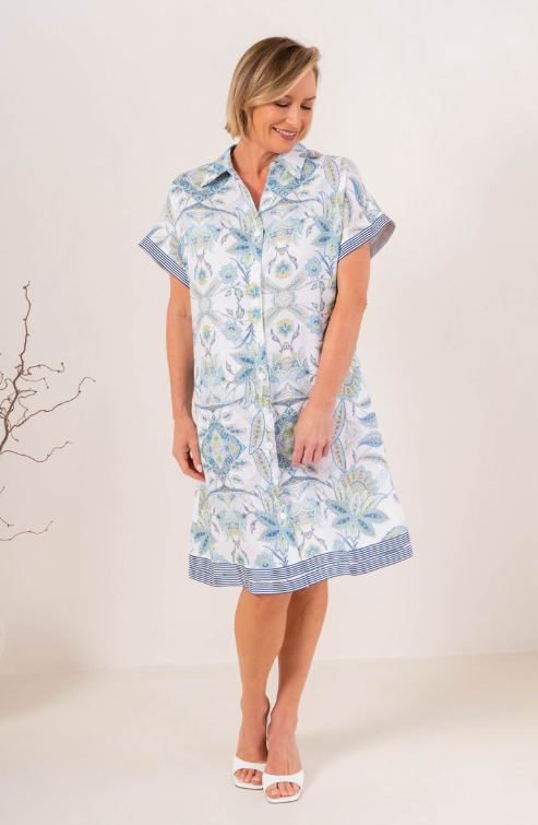 Linen Botanica Dress