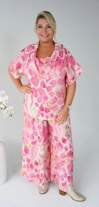 Lamonde Hot pink Top
