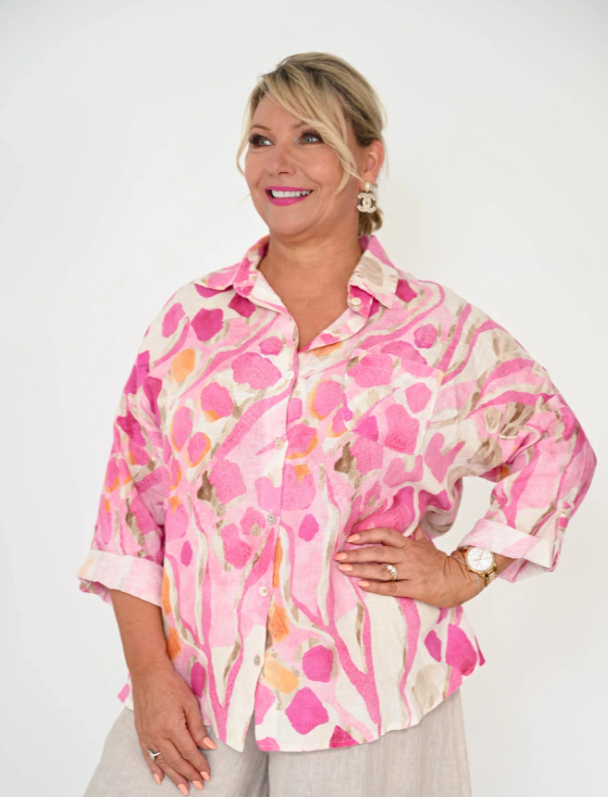 Lamonde pink shirt