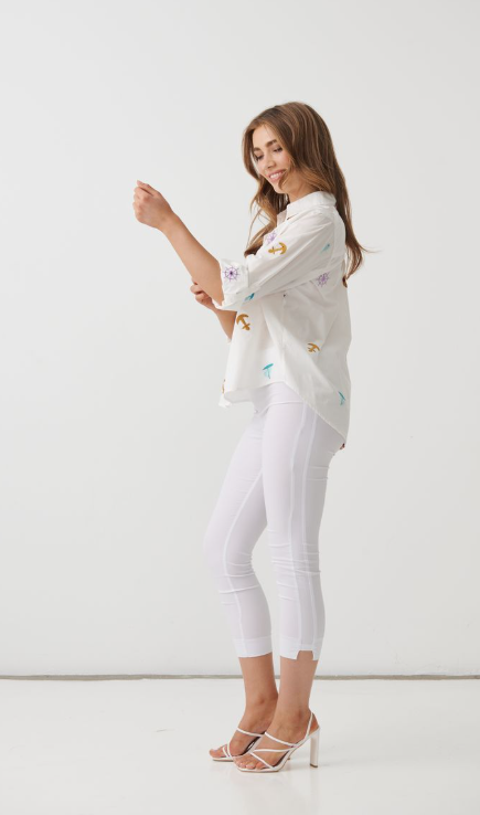Nautical Collared Cotton shirt
