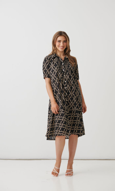 Marrakech Buttoned Panel dress