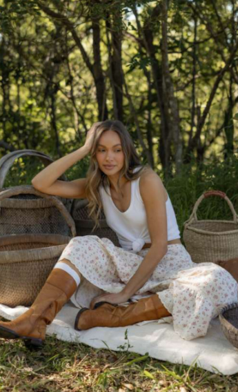 Boho Ditsy Skirt