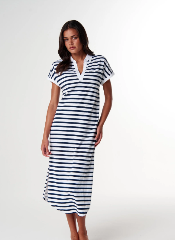 CPS Blue Stripe Dress