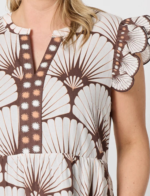 Tuscan Coffee Dress