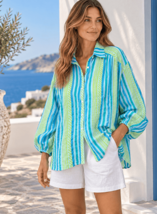 Ocean Cotton Shirt