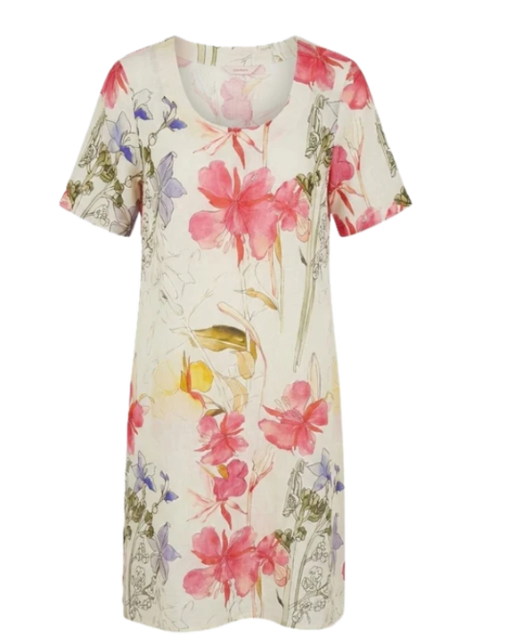 Enchanted Linen Floral dress