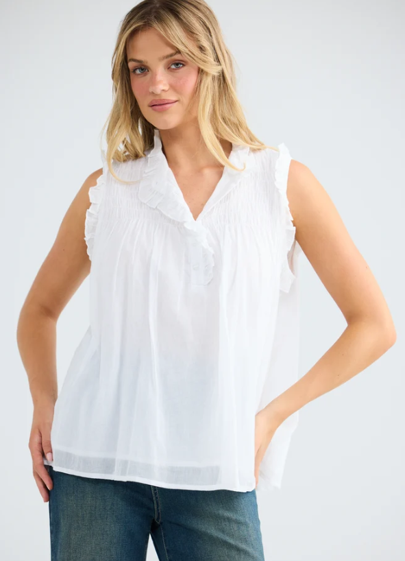 White Valeria Top