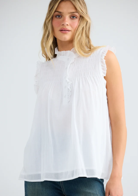 White Valeria Top