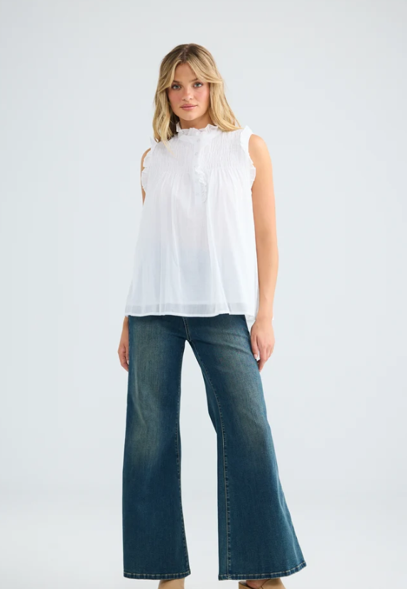 White Valeria Top