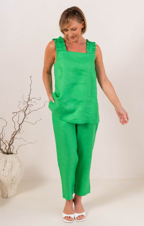 Deep Green top
