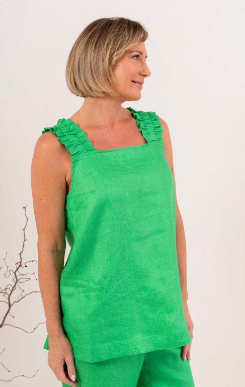 Deep Green top